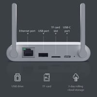 كاميرا مراقبة لاسلكية للحماية الخارجية 1080P من شا...