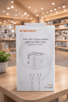 شاحن X-Scout CH-244 الأصلي سريع الشحن PD بقوة 35 و...