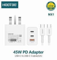 شاحن جداري بقوة 45 وات مع كيبل تايب سي من شركة هوت...