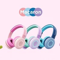سماعة رأس للأطفال لاسلكية مايسترو للأطفال ماكارون