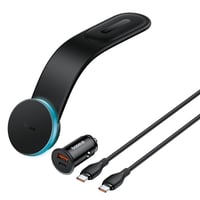 حامل جوال مغناطيسي للسيارة لاسلكي من بيسوس - C02 P...