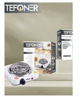 موقد كهربائي بشعلة واحدة بقوة 1000واط. سخان كهربائ...