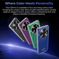 أوكيتيل - هاتف C59 برو سعة 256 جيجا - رام 8 + 16 ج...