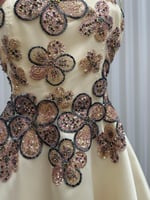 فستان سهره بيج فخم