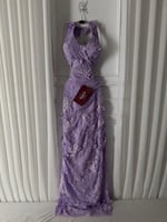 فستان سهره بنفسجي مورد