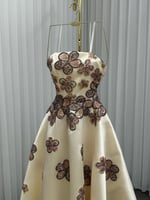 فستان سهره بيج فخم