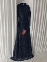 فستان سهره كحلي