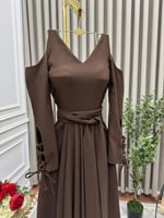 فستان ناعم راقي موكا موس