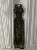 فستان سهره زيتي مورد ايات