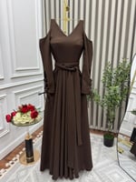 فستان ناعم راقي موكا موس