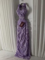 فستان سهره بنفسجي مورد