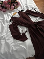 فستان ناعم راقي موكا موس