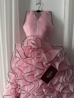 فستان وردي جازار