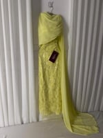 فستان سهره ليموني