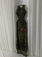 فستان سهره زيتي مورد ايات