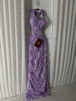 فستان سهره بنفسجي مورد