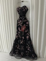 فستان مورد تطريز راقي