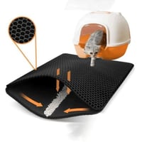 بساط فضلات القطط سهلة التنظيف ومقاومة للماء حجم كب...