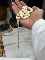 سبحة عاج فيل فاخر زيتوني 46.7g