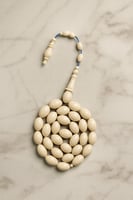 سبحة عاج فيل فاخر زيتوني 46.7g