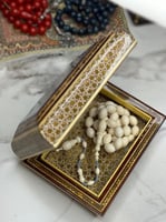 سبحة عاج فيل فاخر زيتوني 46.7g