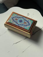 صندوق فل ختم نحاس وعاج