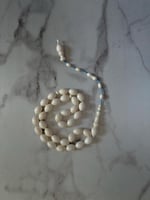 سبحة عاج فيل فاخر زيتوني 46.7g