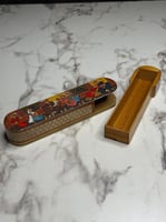 صندوق رسمة عاج ونحاس