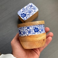 مبخرة مع صندوق صغير ديكور خزفي