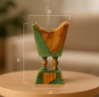 مبخرة ريزن فاخر اخضر فستقي