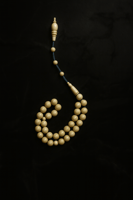 سبحة عاج ناب فيل افريقي مدور 49.2g