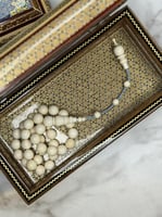 سبحة عاج ناب فيل افريقي مدور 49.2g