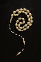 سبحة عاج فيل فاخر زيتوني 46.7g