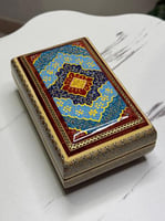 صندوق فل ختم نحاس وعاج