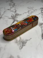 صندوق رسمة عاج ونحاس