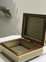 صندوق فل ختم نحاس وعاج