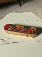 صندوق رسمة عاج ونحاس