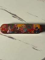 صندوق رسمة عاج ونحاس