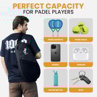 Zero Padel Racket Bag Cover - Black