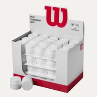 Wilson Feel Perforated Overgrips White (Box 60 Uni...