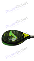 USED - Joma Padel Racket Open Green Fluorescent