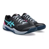 Asics Gel Dedicate 8 Padel Shoes Black Aqua