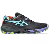 Asics Gel Resolution X Padel Shoes Black Blue Aqua