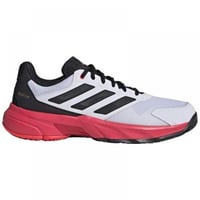 Adidas CourtJam Control 3 Shoes White Black Red