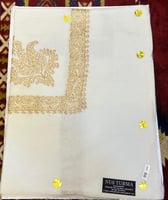شال كشميري نص ترمه يدوي