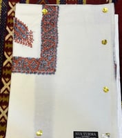 شال كشميري نص ترمه يدوي