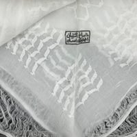 شماغ ثنيان ابيض اربع اختام غزال ابو قرنين انجليزي...