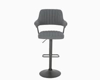 كرسي كاشير ابو يد قماش رمادي