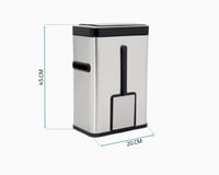 سلة مهملات غطاء حساس - فرشاة