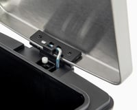 سلة نفاية مستطيل مطفي 30.لتر دواسة